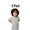 6 Pack: BELLA + CANVAS Toddler Triblend Crewneck Short Sleeve T-Shirt for Play, Casual & Everyday Wear